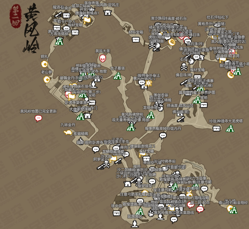 黑神话悟空新地图总汇   版本更新全区域地图路线图图片16