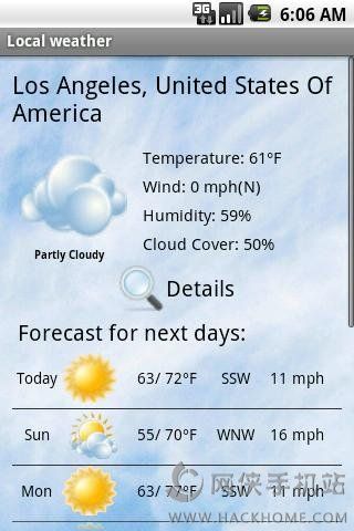 本地天气安卓手机版app v1.6.2