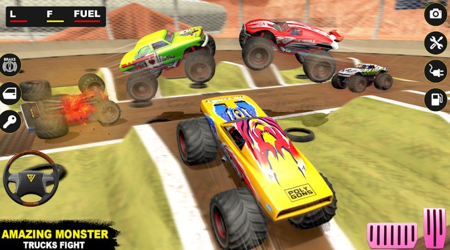 Monster Derby Truck Fighting中文手机版下载 v1.0.1