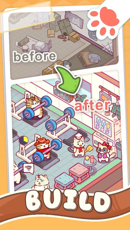 猫咪健身房官方安卓版下载（Kitty Gym Idle Cat Games） v1.0.5089