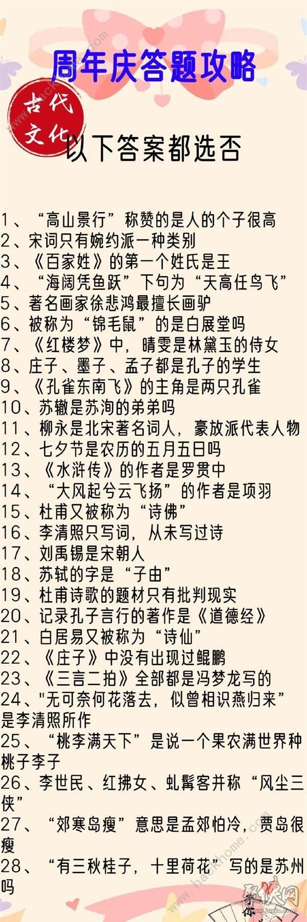 盛世芳华紫禁谜集答题答案大全 二周年紫禁谜集答题题目总汇图片3