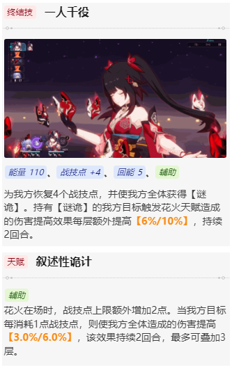 崩坏星穹铁道花火值得培养吗
