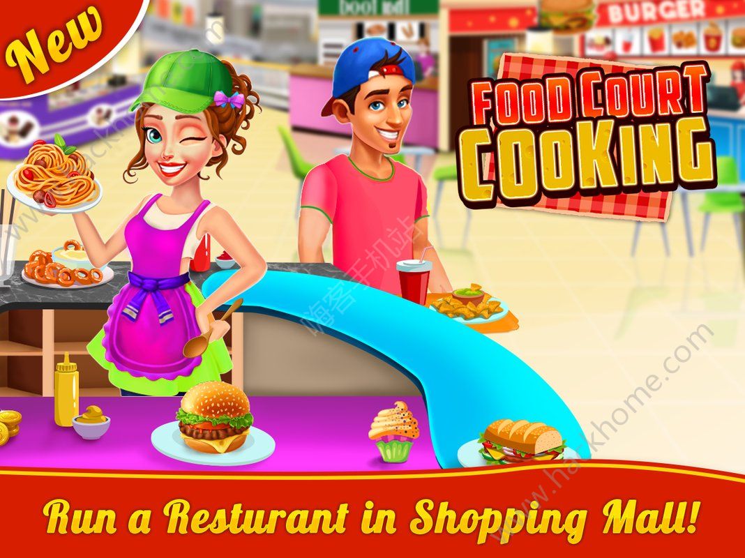 美食广场烹饪官方中文安卓版（Food Court Cooking Game） v1.0