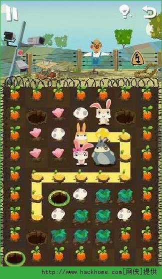 兔子复仇记（patchmania）穿过大火第53通关攻略​