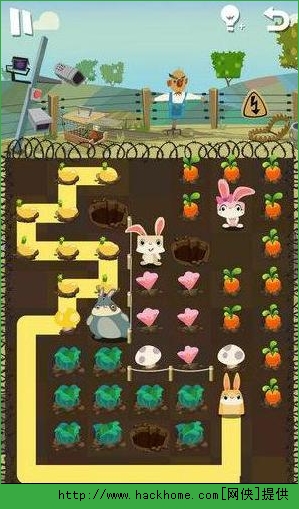 兔子复仇记（patchmania）穿过大火第52通关攻略​