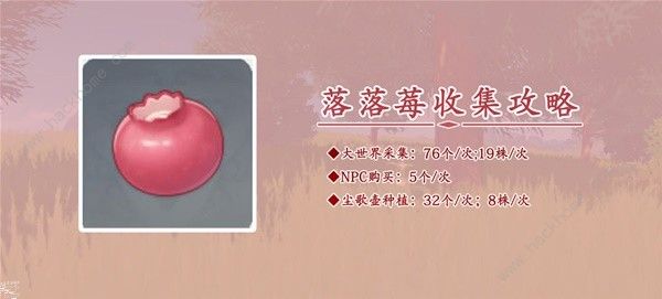 原神3.8版本落落莓采集路线图 最新3.8版本落落莓分布图一览