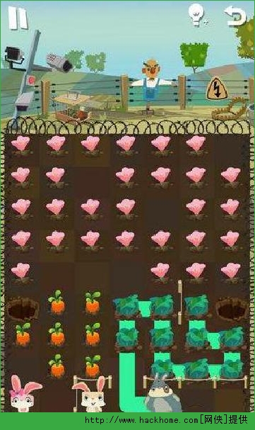 兔子复仇记（patchmania）穿过大火第54通关攻略​