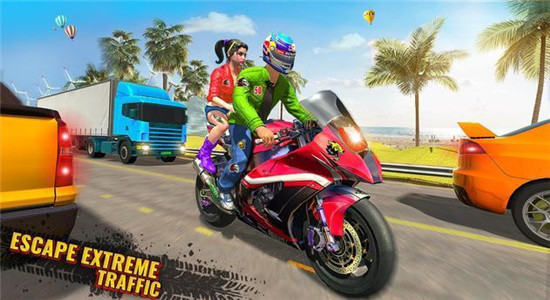 交通摩托车驾驶比赛安卓版中文版下载（Bike Racing Free） v2.3