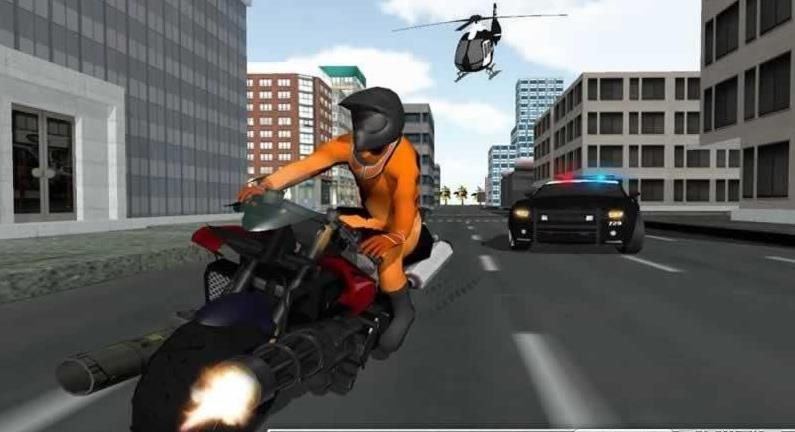 摩托越狱大逃亡游戏中文汉化版（Traffic Cop Bike Prison Escape） v1.0.2