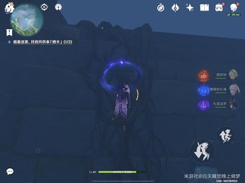 原神千来神祠解密攻略 鹤观岛千来神祠雷神瞳石板位置一览​