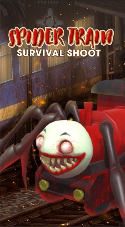 小火车查尔斯射击版游戏手机版（Spider Train Survival Shoot）图片1