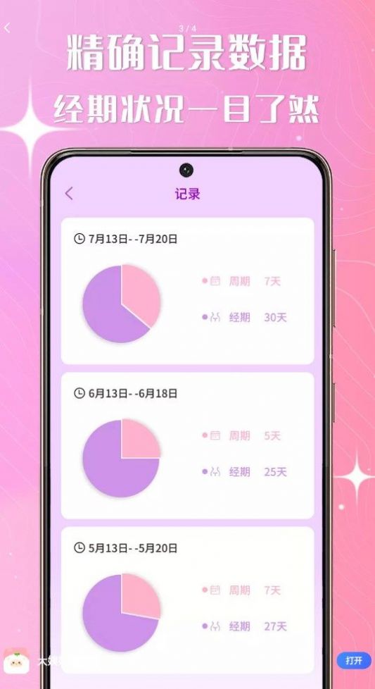 大姨妈跟踪器健康助手app官方版下载 v1.0.0