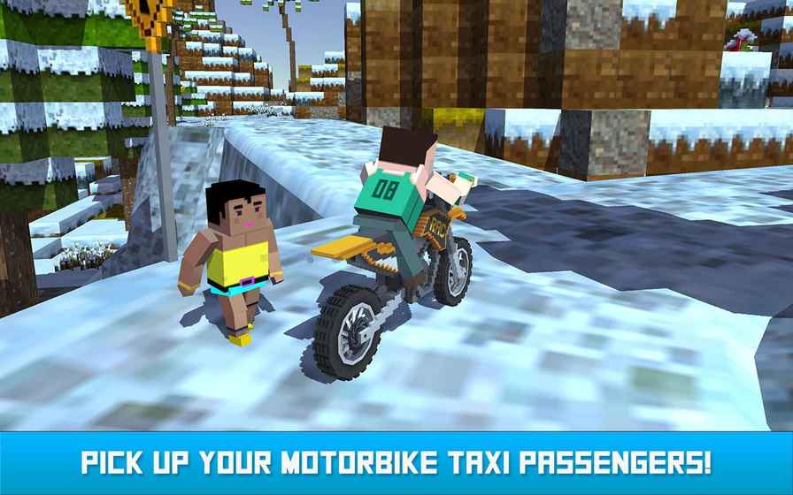 冬季的微风游戏安卓最新版（Blocky Moto Bike SIM Winter Breeze） v1.2