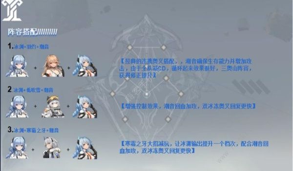 深空之眼平民队伍冰渊搭配攻略 平民队伍冰渊怎么组合图片2