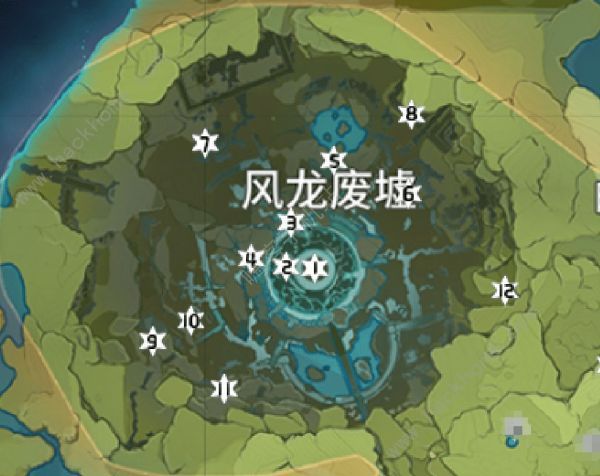 原神风神瞳位置高清图大全 风神瞳差一个怎么办​
