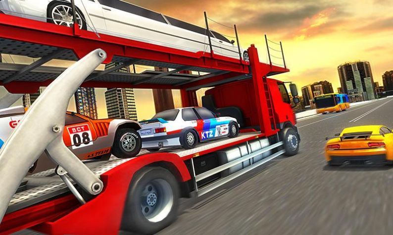 板车运输模拟器游戏手机版（Vehicle Transporter Trailer Truck） v2.3