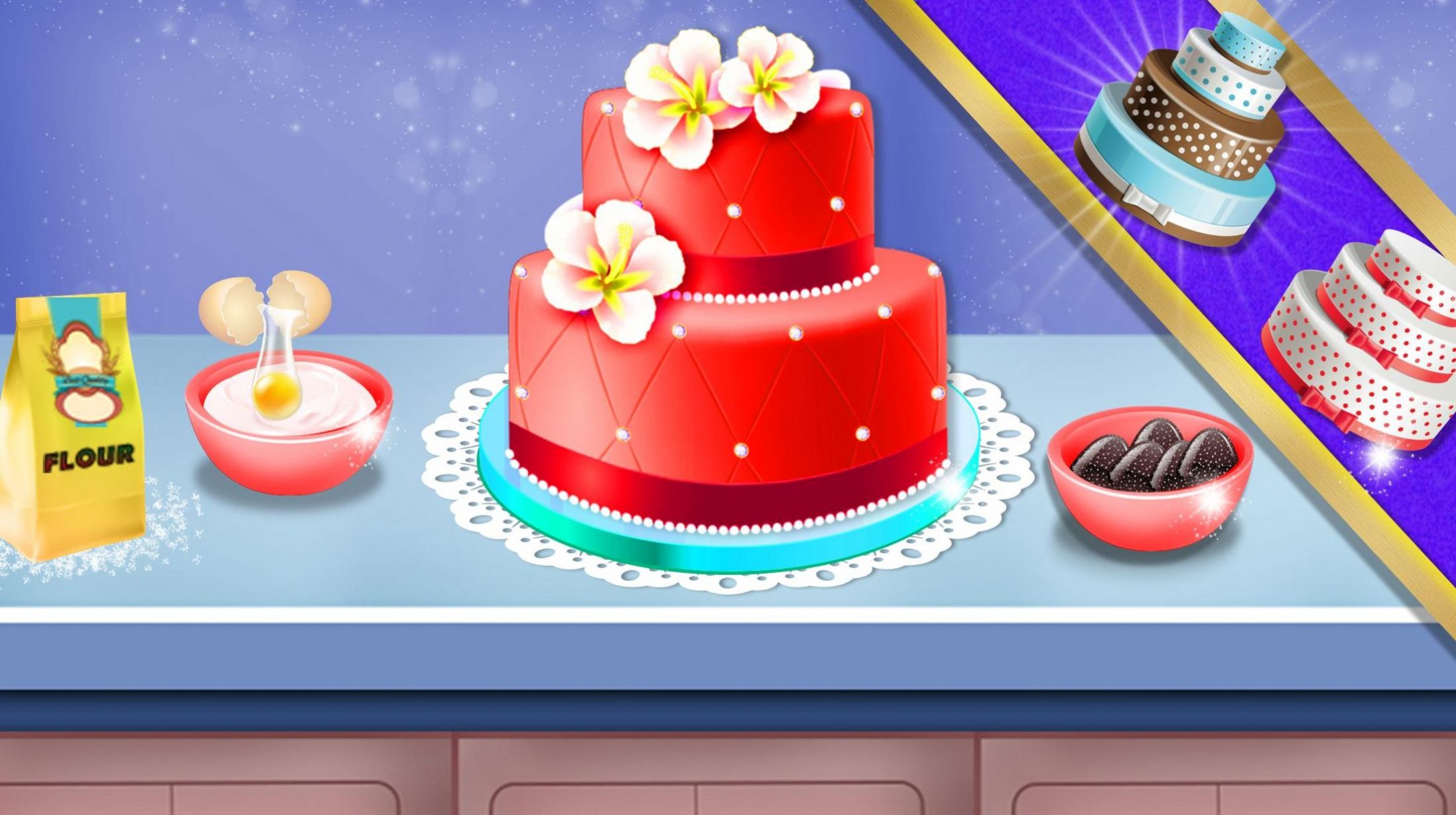 女孩蛋糕烘焙店游戏中文版（Cake Baking Games for Girls） v1.0.1