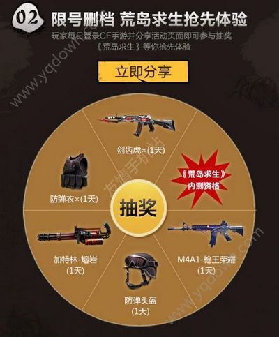穿越火线荒岛求生什么时候出来 预约内测资格方法图片3