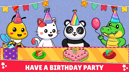 儿童蛋糕生日派对湖官方游戏下载（Kids Cake Panda Birthday Party） v1.0