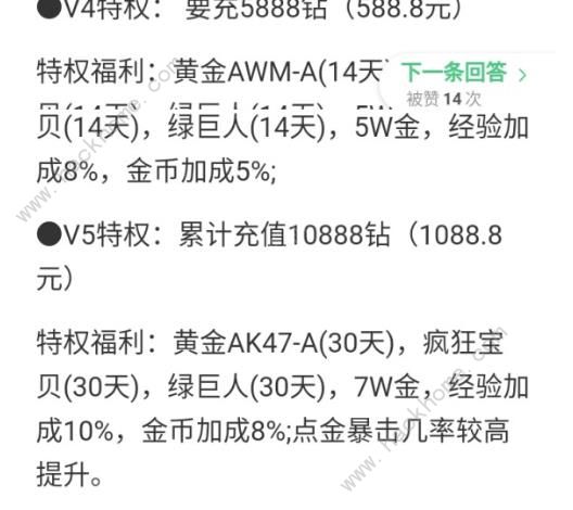 cf手游vip1-9价格表2021 穿越火线手游vip1-9价格表是永久的吗图片2