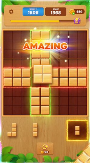 Block Crush Wood Block Puzzle安卓红包版下载图片1