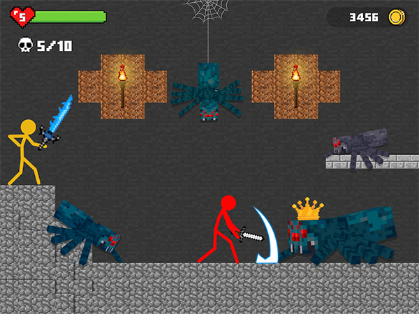 工艺世界中的火柴人之战游戏最新版下载（Stickman Battle In Craft World） v3.1.6