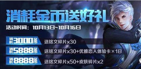 王者荣耀消耗金币送好礼活动多久一次？消耗金币送好礼活动攻略图片1