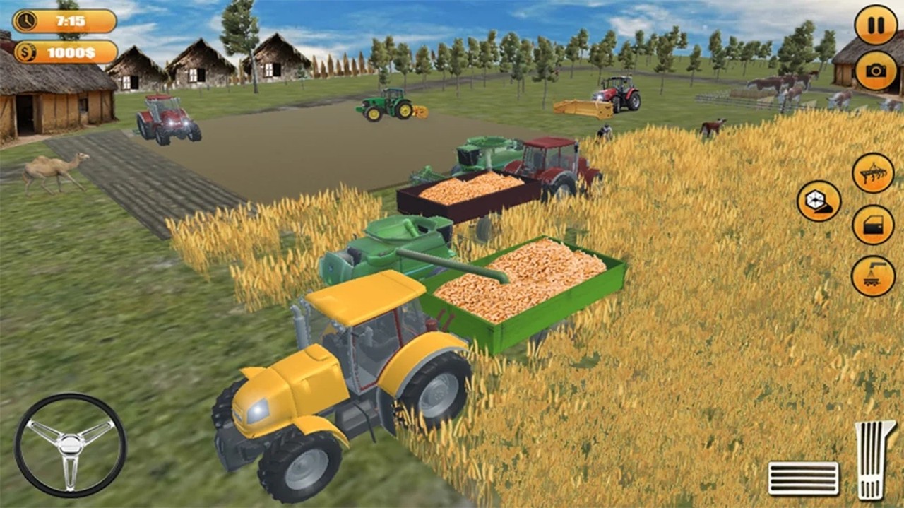 拖拉机司机游戏手机版（Tractor Driver Farming Simulator）图片1