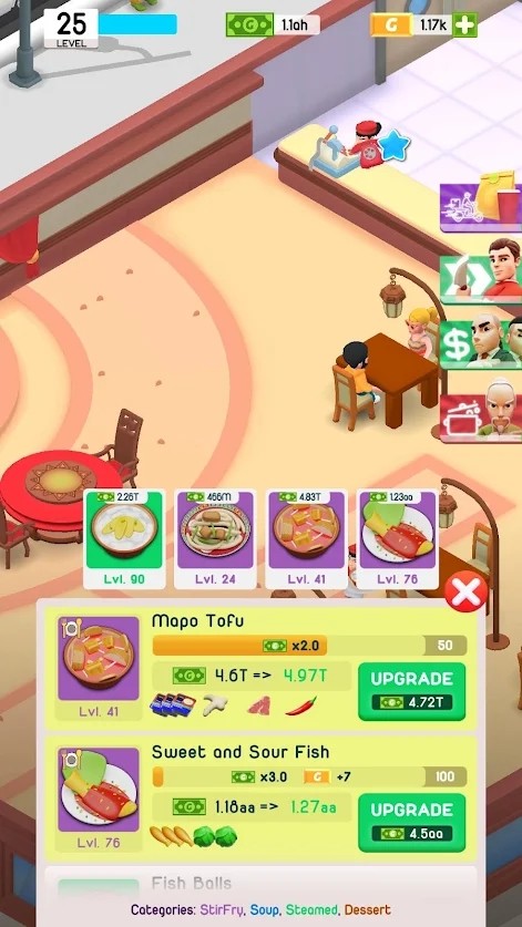 餐厅帝国大亨空闲游戏官方中文版（Restaurant Tycoon） vb1.0041