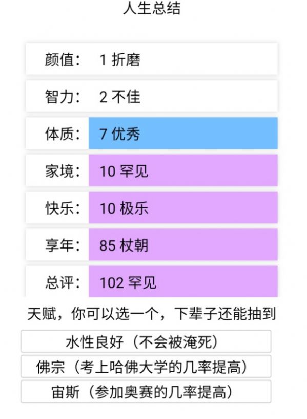 人生重起模拟器游戏官方最新版 v1.0