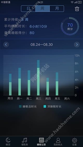 蜗牛睡眠梦话检测app手机版下载 v6.7.2